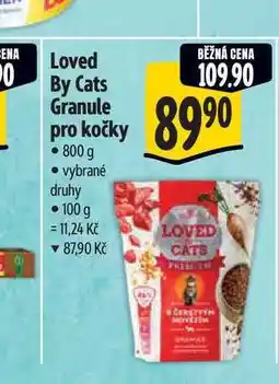 Albert Loved By Cats Granule pro kočky 800 g nabídka