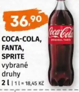 Terno Coca-cola, fanta, sprite nabídka