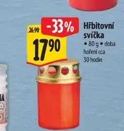 Albert Hřbitovní svíčka 80 g nabídka