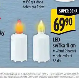 Albert LED svíčka 11 cm nabídka