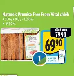 Albert Nature's Promise Free From Vital chléb 500 g nabídka