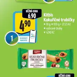Albert Kitbis Kukuřičné trubičky 18 g nabídka