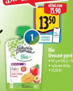 Albert Bio Ovocné pyré 90 g nabídka