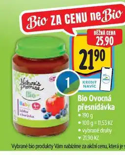Albert Bio Ovocná přesnídávka 190 g nabídka