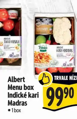 Albert Albert Menu box Indické kari Madras 1 box nabídka