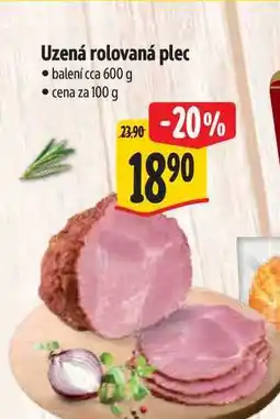 Albert Uzená rolovaná plec 600 g nabídka