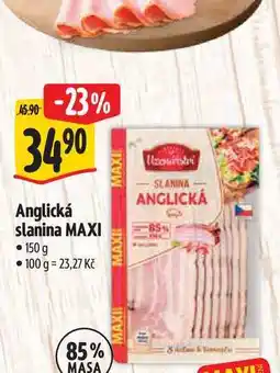 Albert Anglická slanina MAXI 150 g nabídka