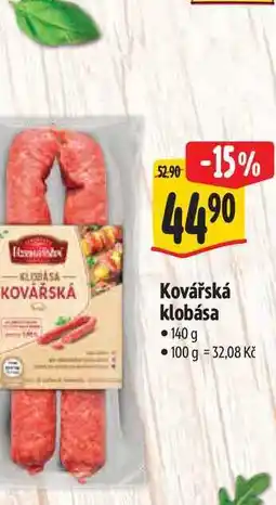 Albert Kovářská klobása 140 g nabídka