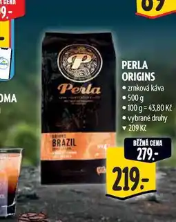 Albert PERLA ORIGINS zrnková káva 500 g nabídka
