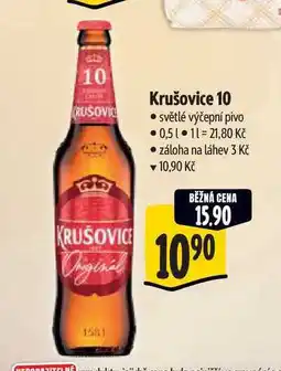 Albert Krušovice 10 0,5 l nabídka
