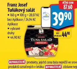 Albert Franz Josef Tuňákový salát 160 g nabídka