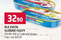 Terno Dle gusta sledové filety nabídka