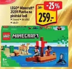 Albert LEGO® Minecraft 21259 Plavba na pirátské lodi nabídka