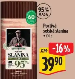 Albert Poctivá selská slanina nabídka