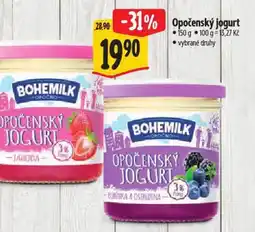 Albert Opočenský jogurt nabídka