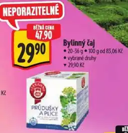 Albert Bylinný čaj nabídka
