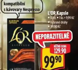 Albert L'OR Kapsle nabídka
