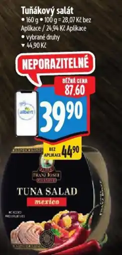 Albert Tuňákový salát nabídka