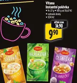 Albert Vitana Instantní polévka nabídka