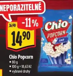 Albert Chio Popcorn nabídka