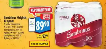 Albert Gambrinus Original 10 nabídka