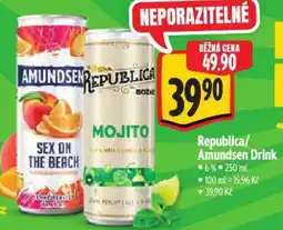 Albert Republica/ Amundsen Drink nabídka