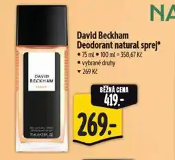 Albert David Beckham Deodorant natural sprej nabídka