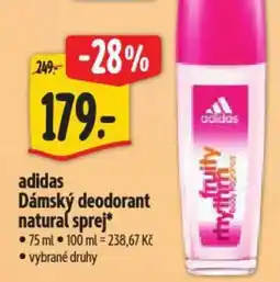Albert Adidas Dámský deodorant natural sprej nabídka