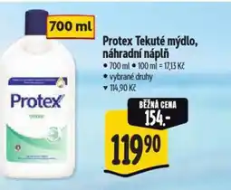 Albert Protex Tekuté mýdlo, náhradní náplň nabídka