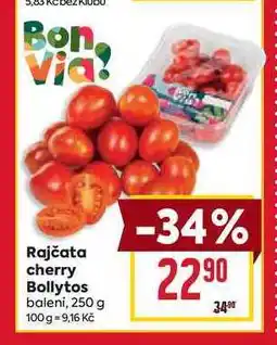 Billa Rajčata cherry Bollytos balení, 250 g nabídka