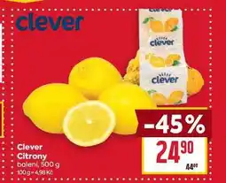 Billa Clever Citrony balení, 500 g nabídka