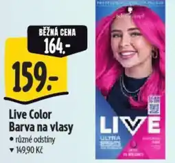 Albert Live Color Barva na vlasy nabídka