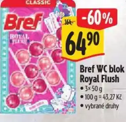Albert Bref WC blok Royal Flush nabídka