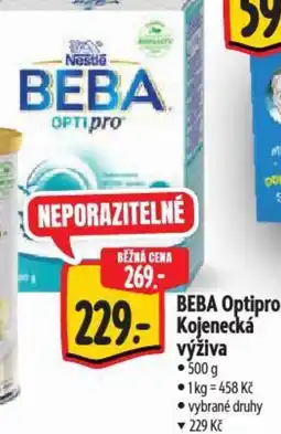 Albert BEBA Optipro Kojenecká výživa nabídka