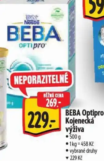 Albert BEBA Optipro Kojenecká výživa nabídka