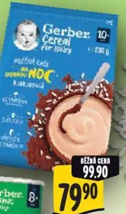 Albert Gerber Cereal Mléčná kaše nabídka