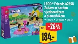 Albert LEGO® Friends 42658 Zábava u bazénu s jednorožcem a plameňákem nabídka