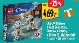 Albert LEGO® Disney 43271 Štěňátka Stístko a Penny z filmu 101 dalmatinů nabídka