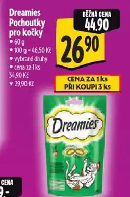 Albert Dreamies Pochoutky pro kočky nabídka
