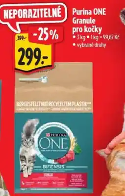Albert Purina ONE Granule pro kočky nabídka