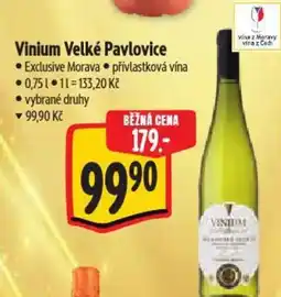 Albert Vinium Velké Pavlovice nabídka