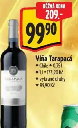 Albert Viña Tarapacá nabídka