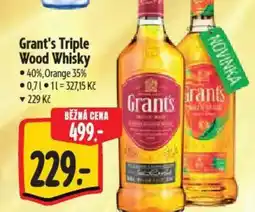 Albert Grant's Triple Wood Whisky nabídka