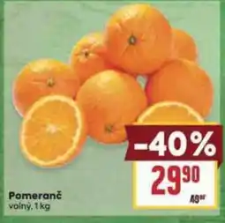Billa Pomeranč nabídka