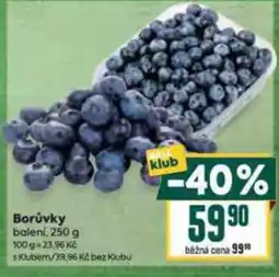 Billa Borůvky nabídka