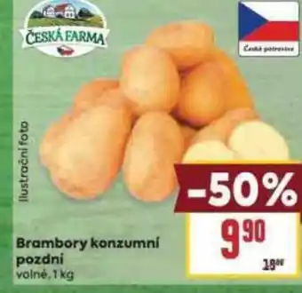 Billa Brambory konzumni pozdní nabídka
