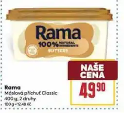 Billa Rama Máslová příchuť Classic nabídka