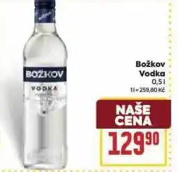 Billa Božkov Vodka nabídka