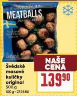 Billa Švédské masové kuličky original nabídka