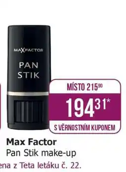 Teta Max Factor Pan Stik make-up nabídka